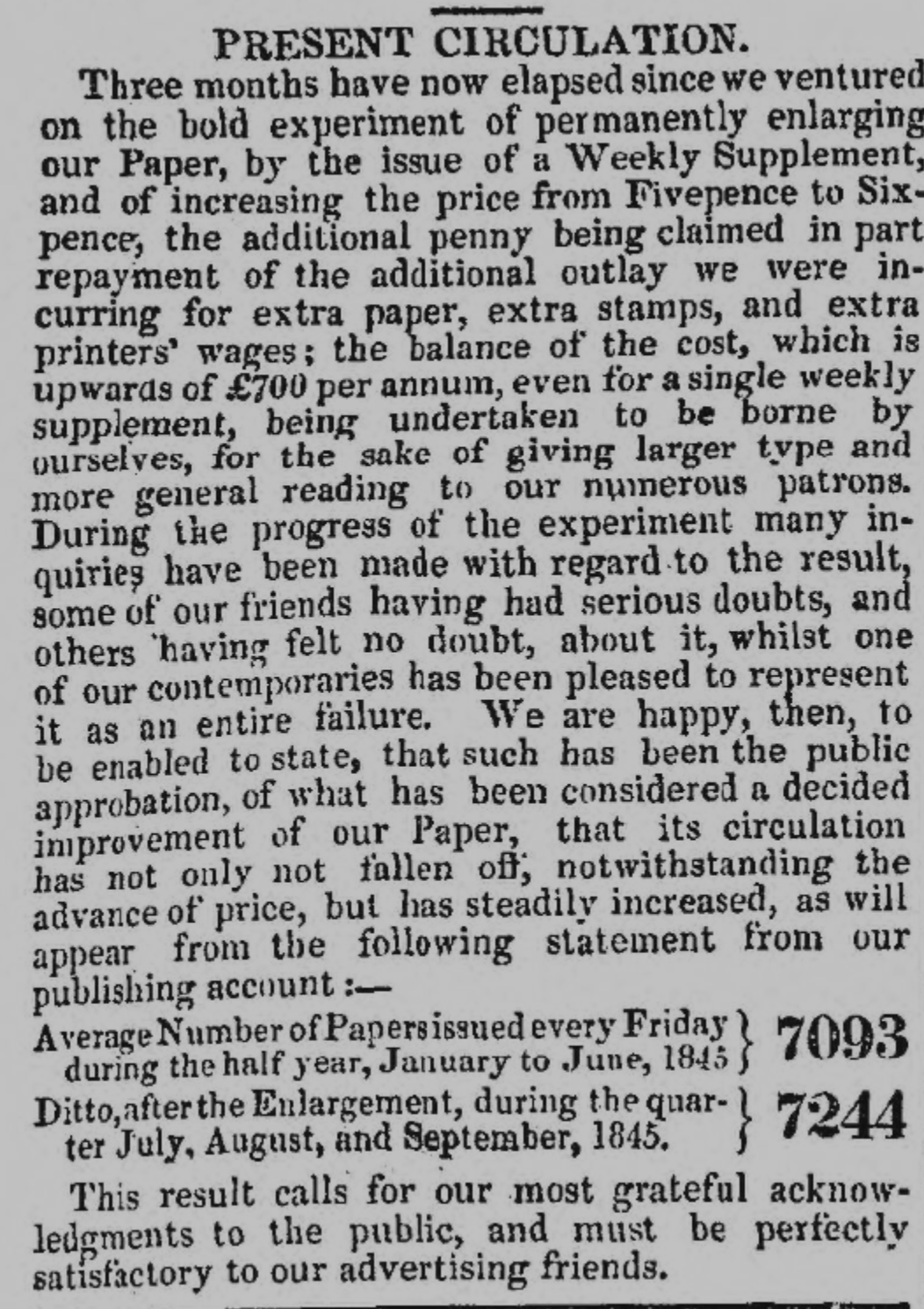 Original Newspaper Clipping
